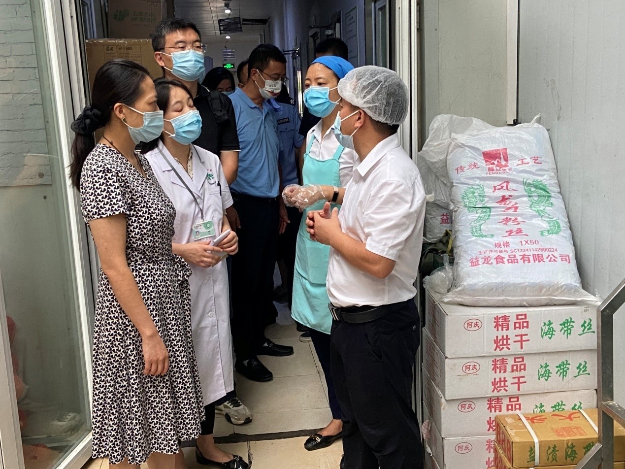 肖雪副院长带队开展疫情防控各项保障工作检查